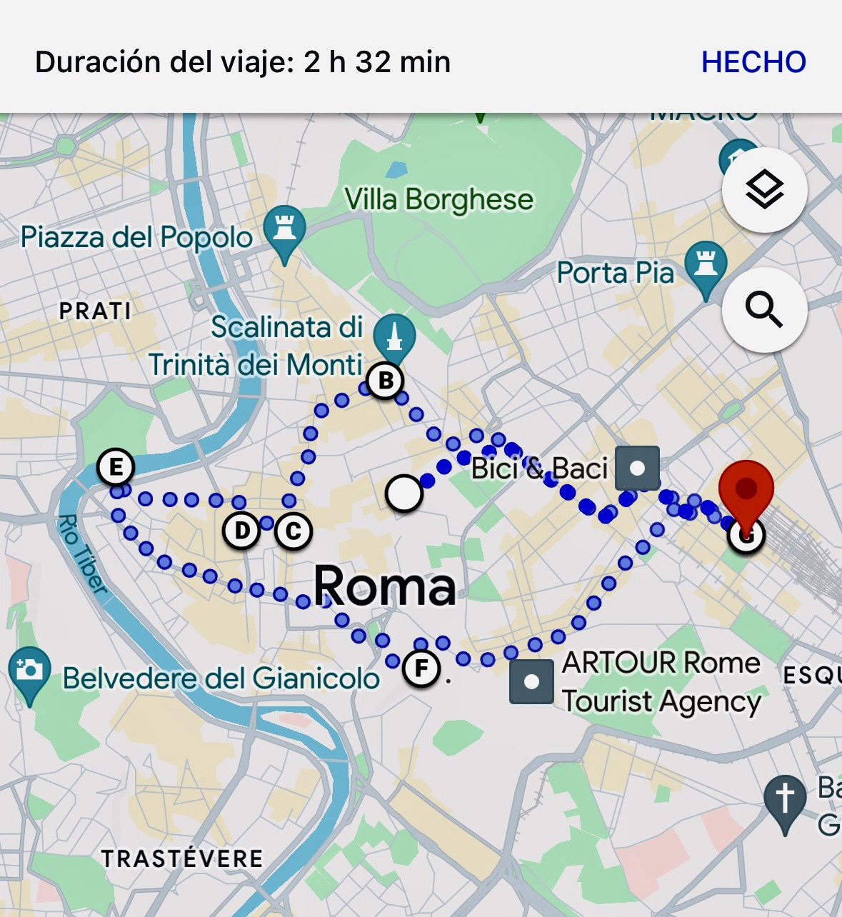 recorrido por Roma